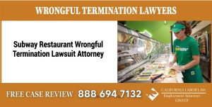 Demanda por despido injustificado en restaurante Subway Demanda por compensación para abogados