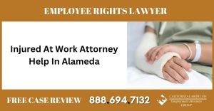 Injured At Work Attorney Help In Alameda sue liable incident compensation lawyer