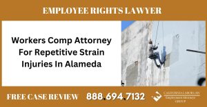 Workers Comp Attorney For Repetitive Strain Injuries In Alameda sue liable incident lawyer